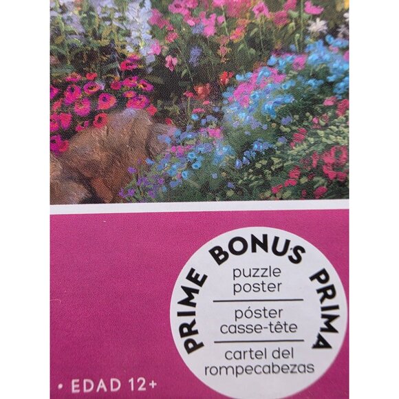 Thomas Kinkade Studios Seaside Cottage 1000-Piece Jigsaw Puzzle With Bonus Poste - Picture 3 of 5